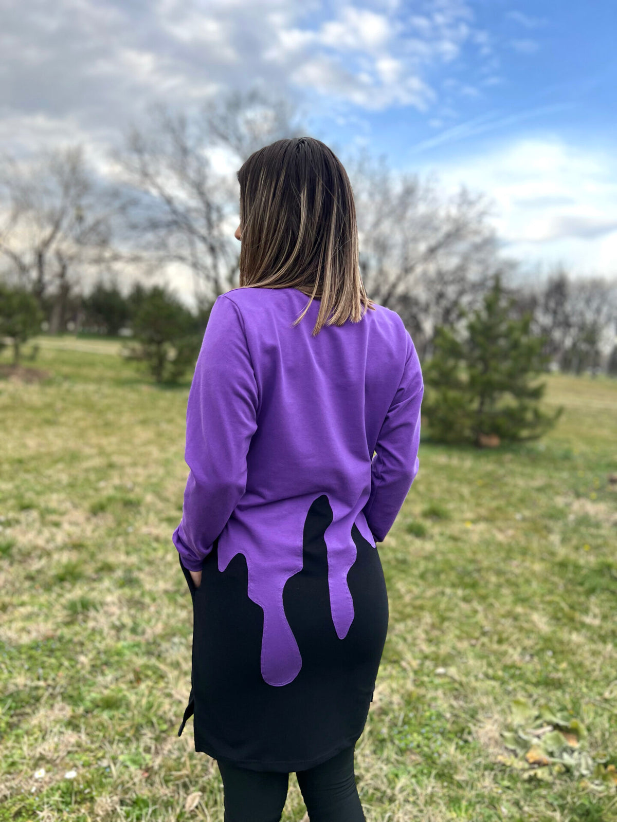 Drippin' around tunic