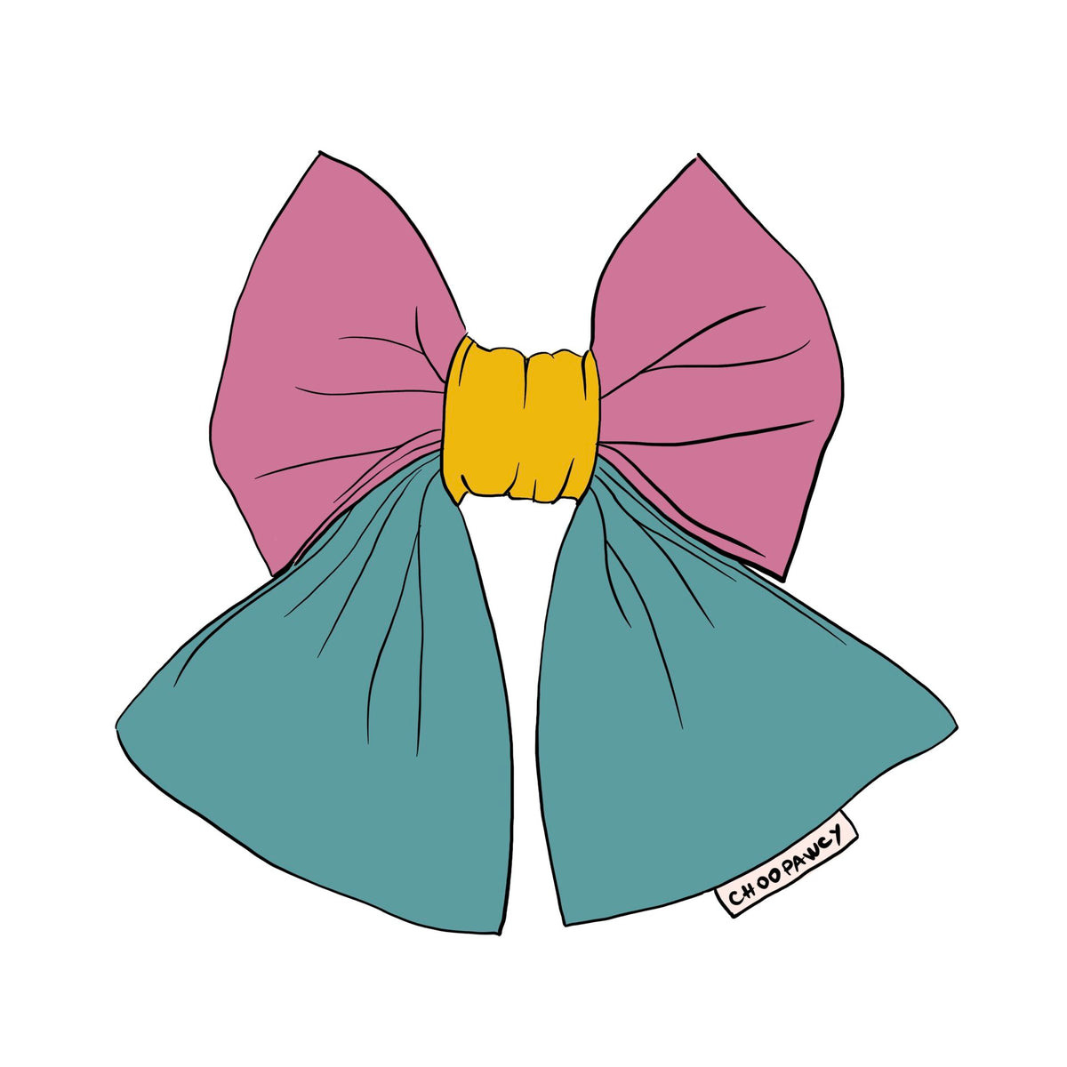 Summer sailor bow tie