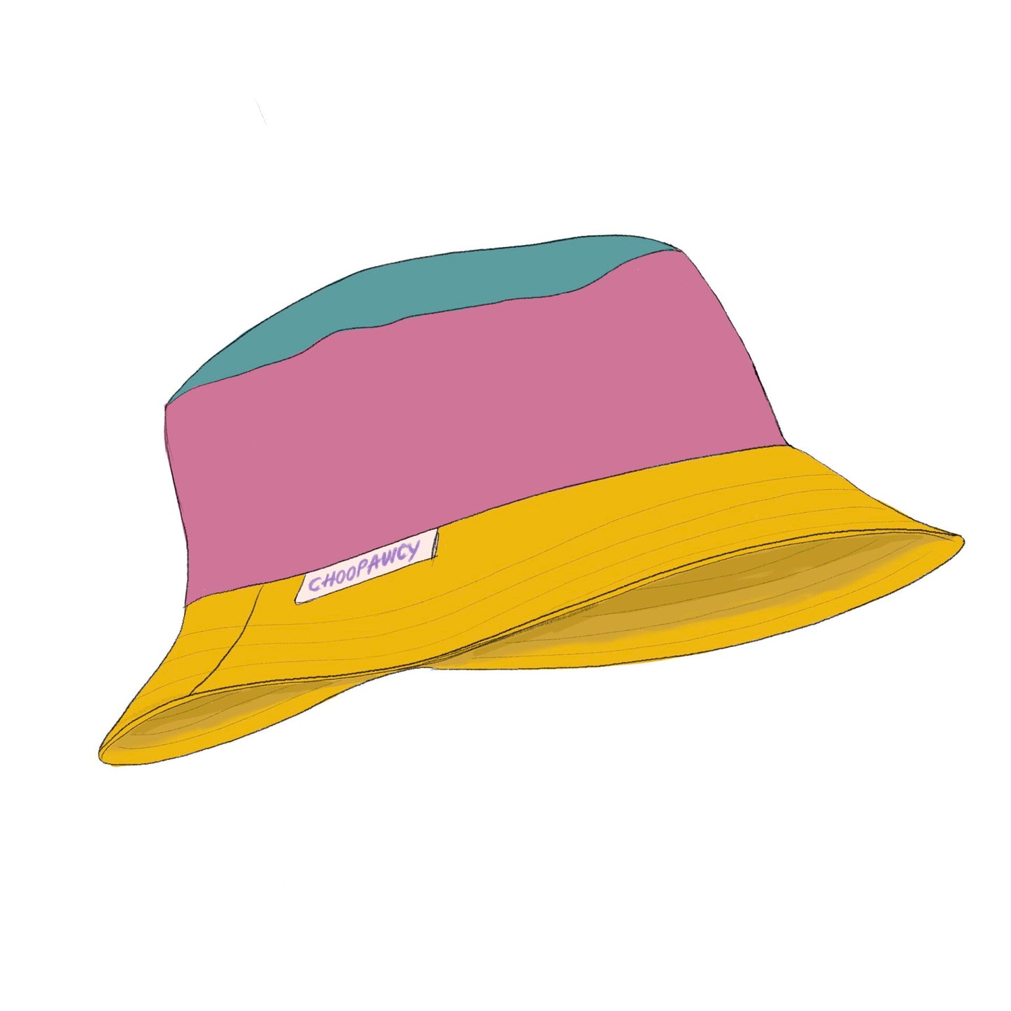 Human bucket hat