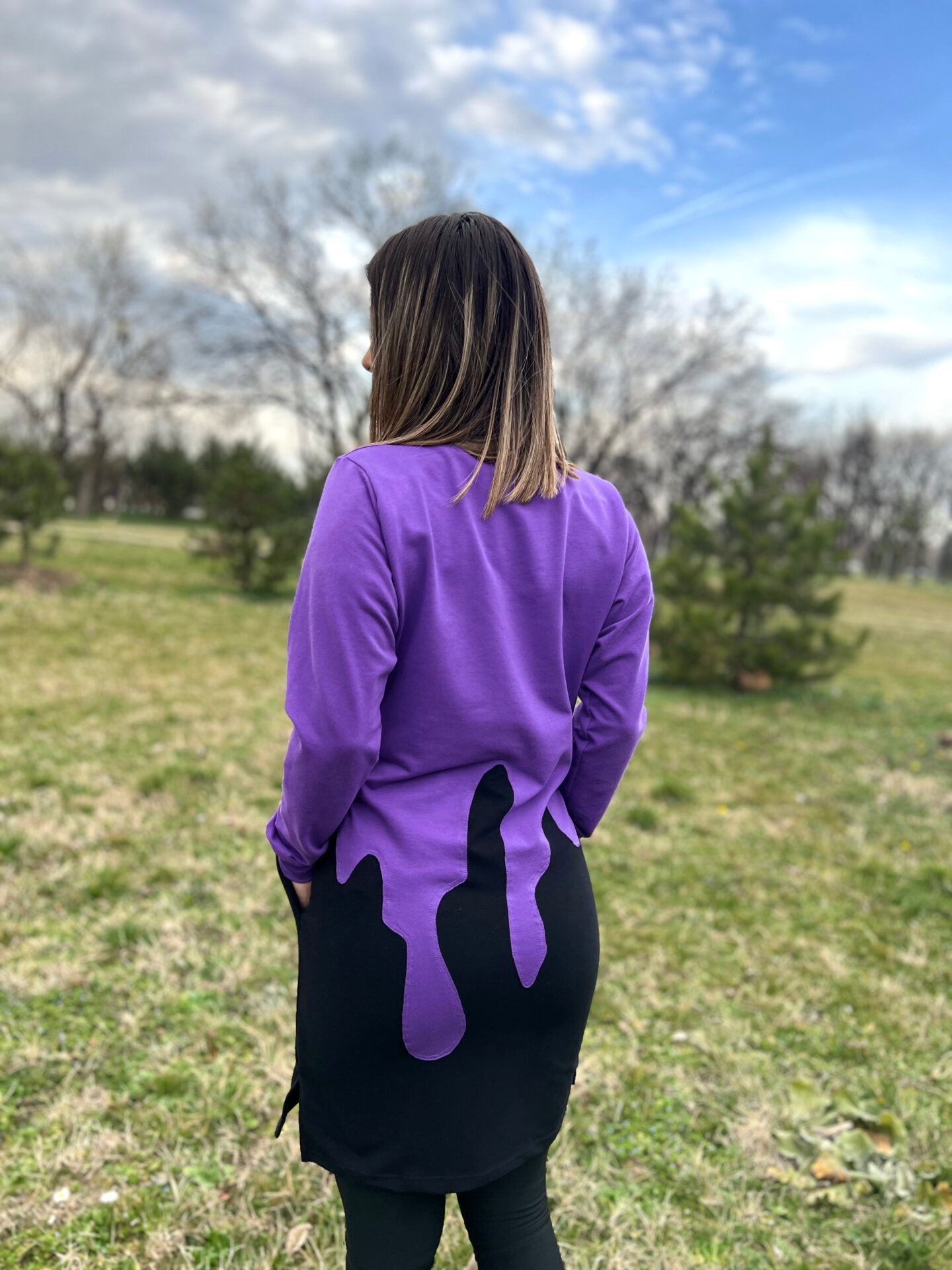 Drippin' around tunic