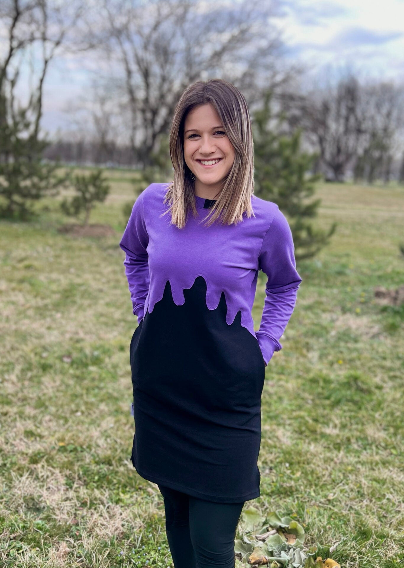 Drippin' around tunic