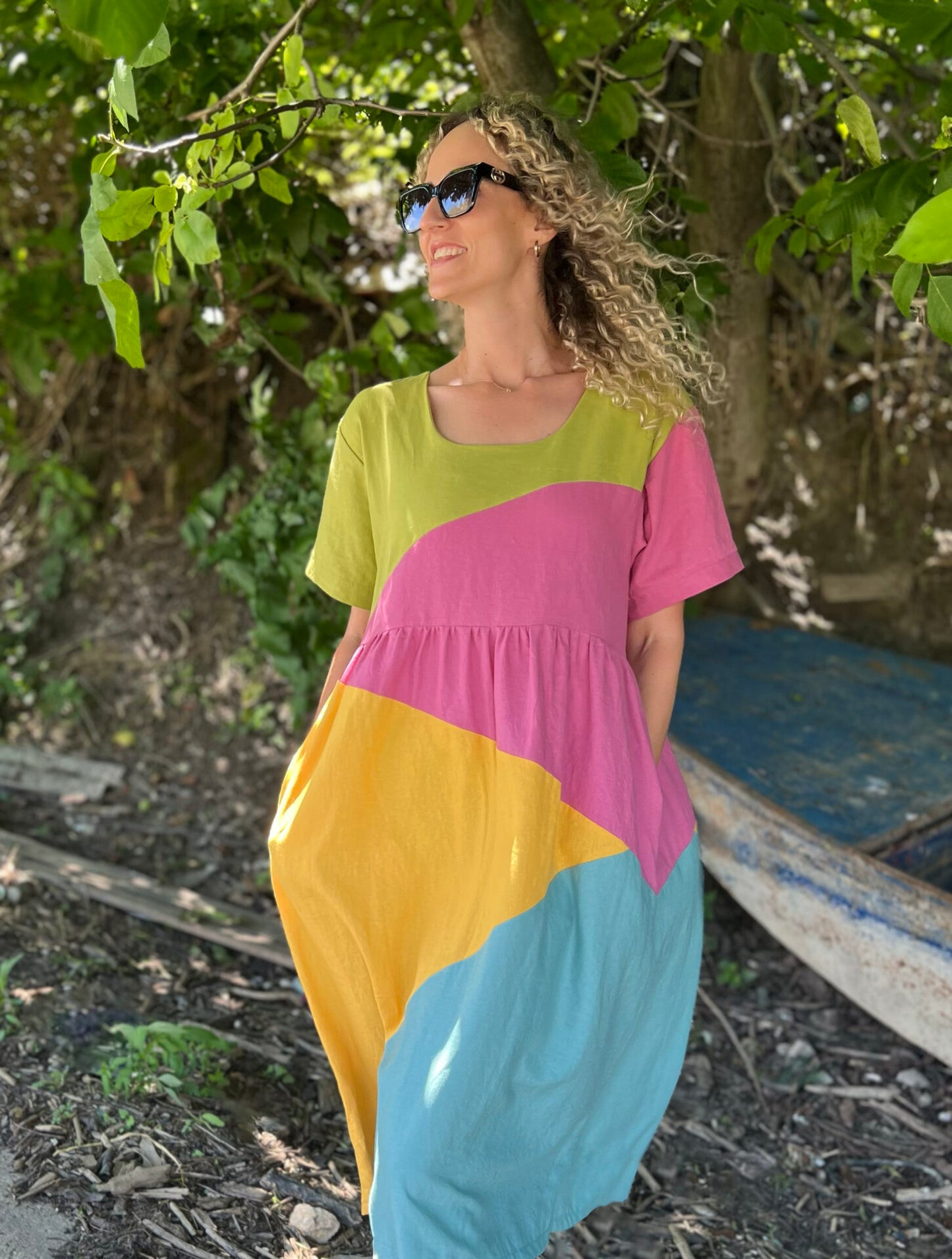 Tropical popsicle dress