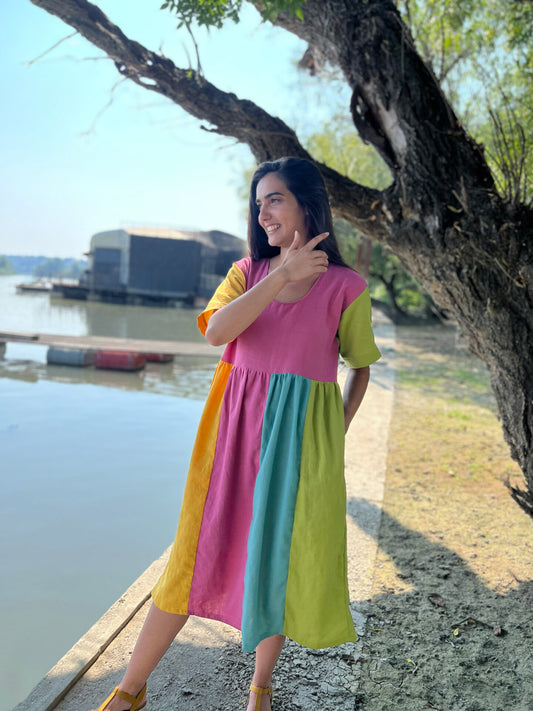 Color splash popsicle dress