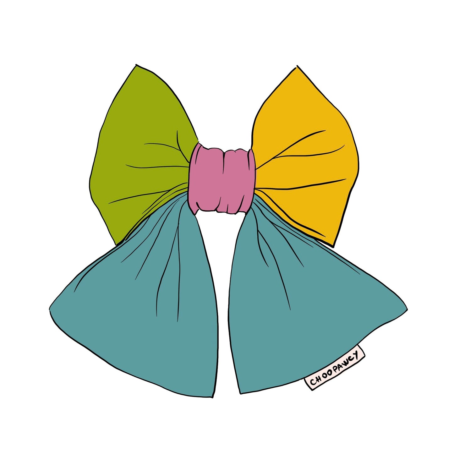 Summer sailor bow tie