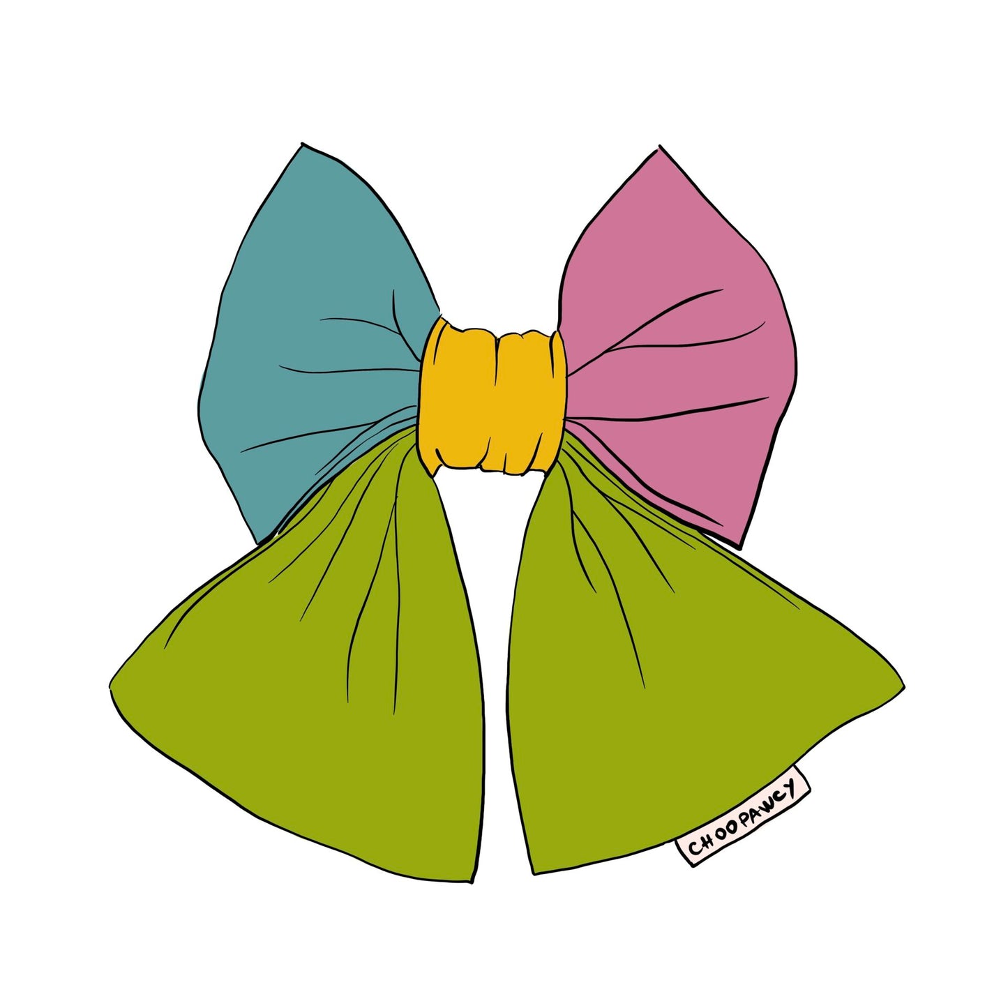 Summer sailor bow tie