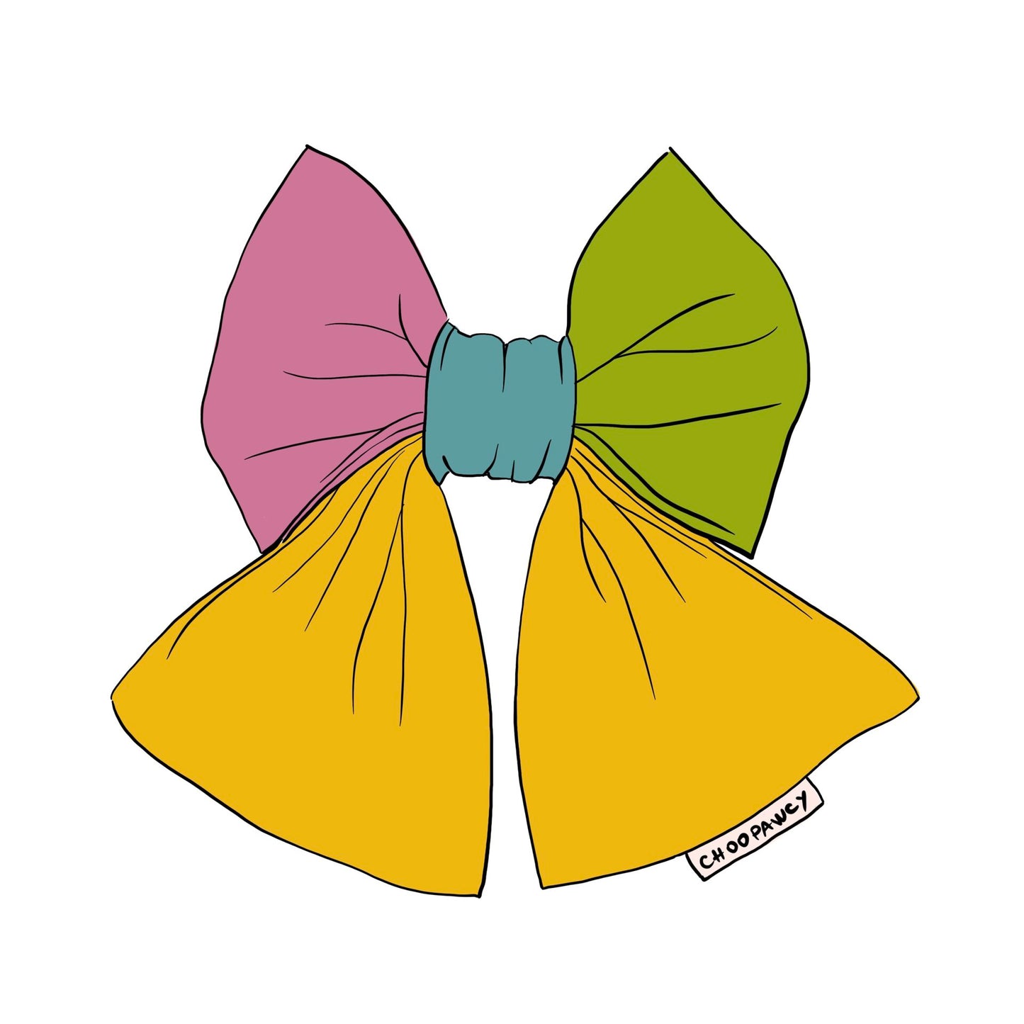 Summer sailor bow tie