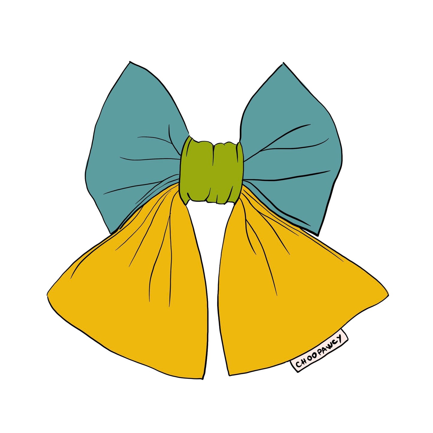 Summer sailor bow tie
