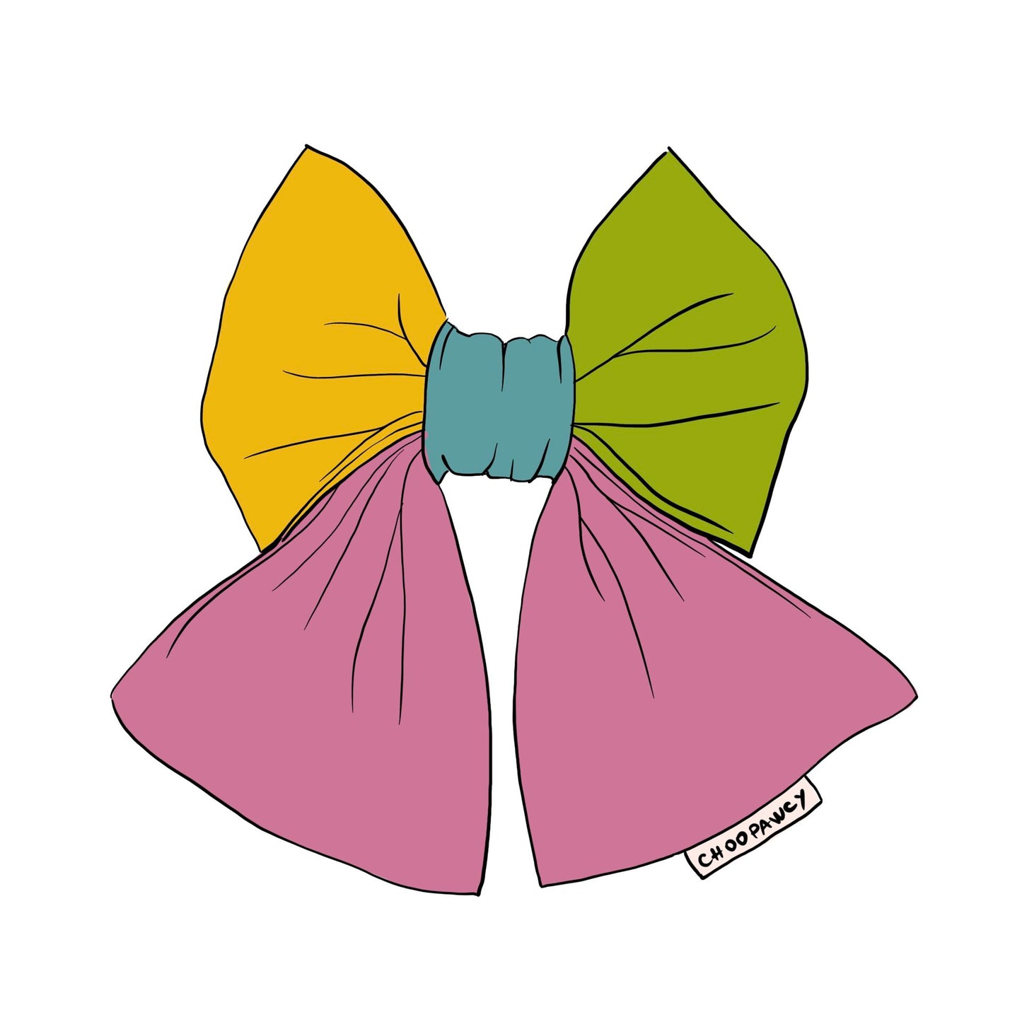 Summer sailor bow tie