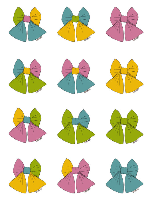 Summer sailor bow tie