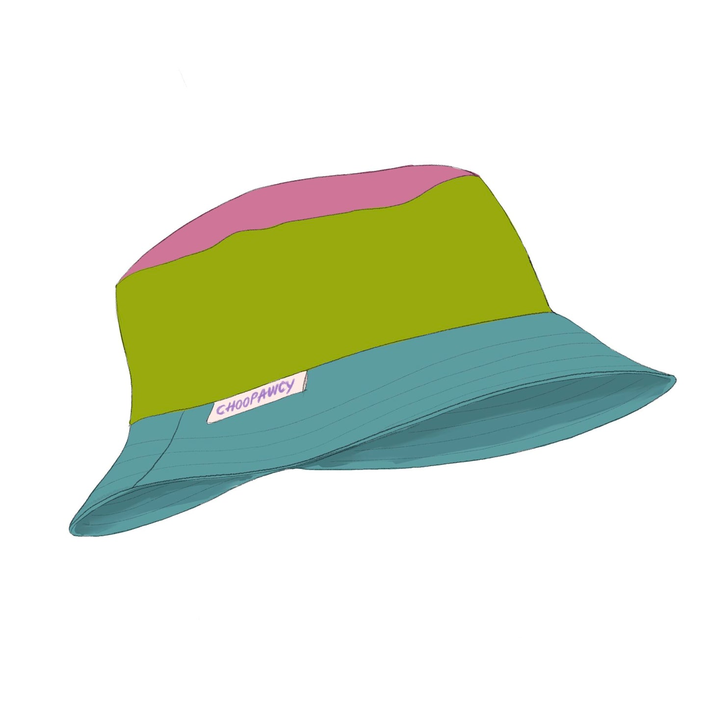 Human bucket hat