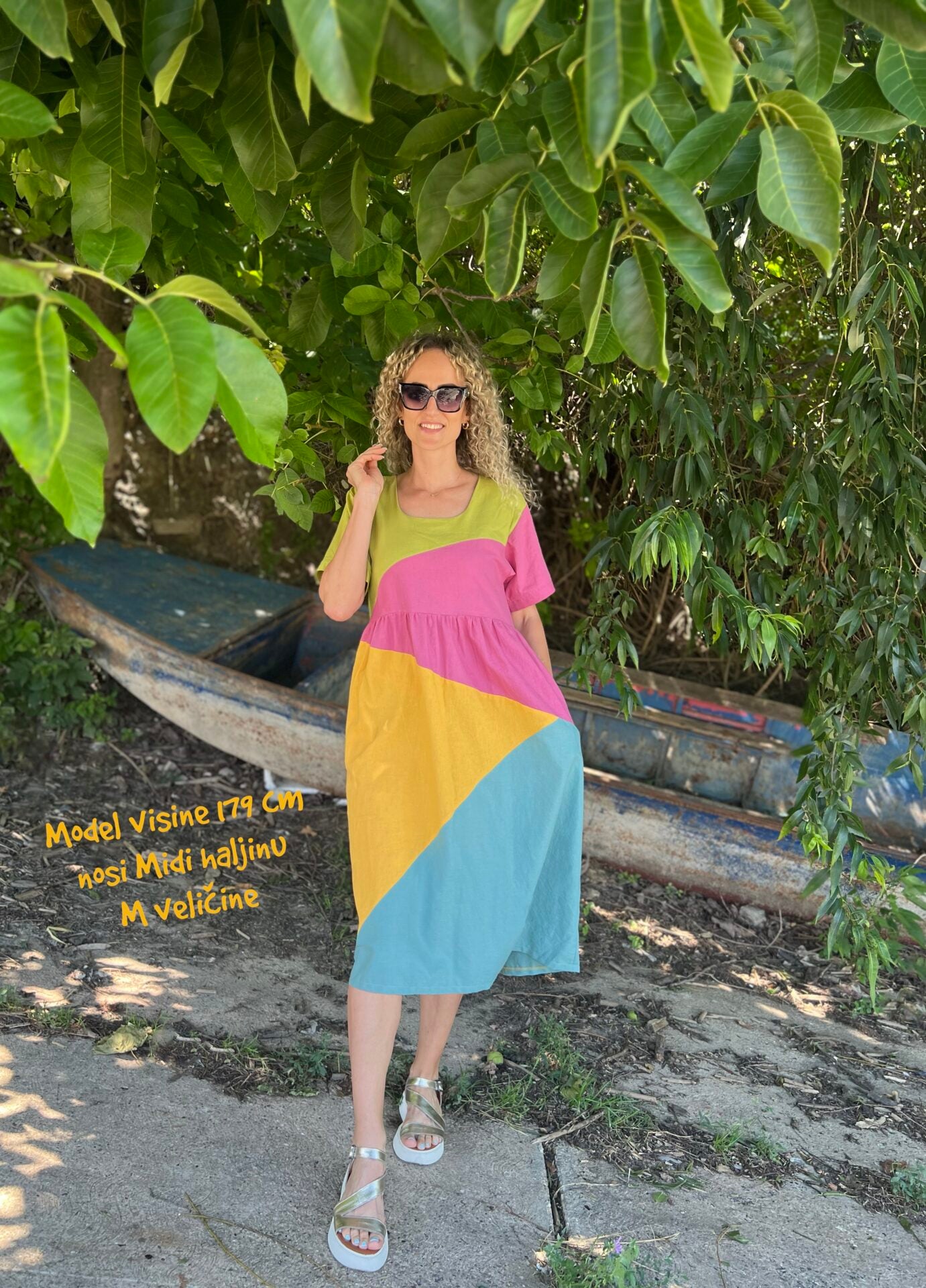 Tropical popsicle dress