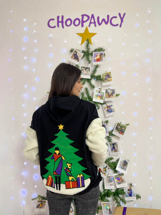 Jingle Tails hoodie hooman