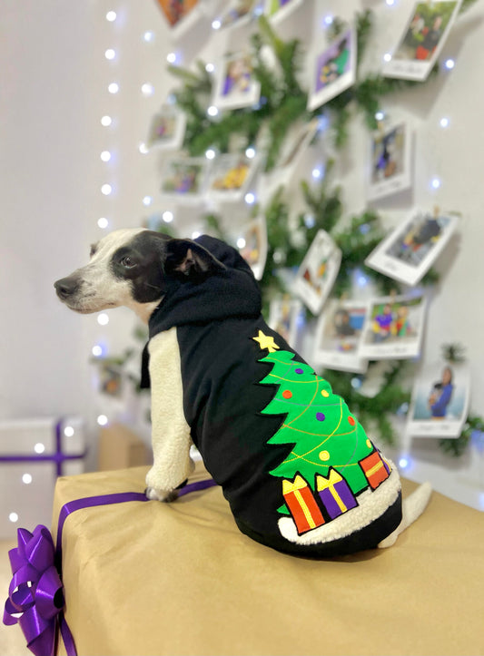 Jingle Tails doggo hoodie