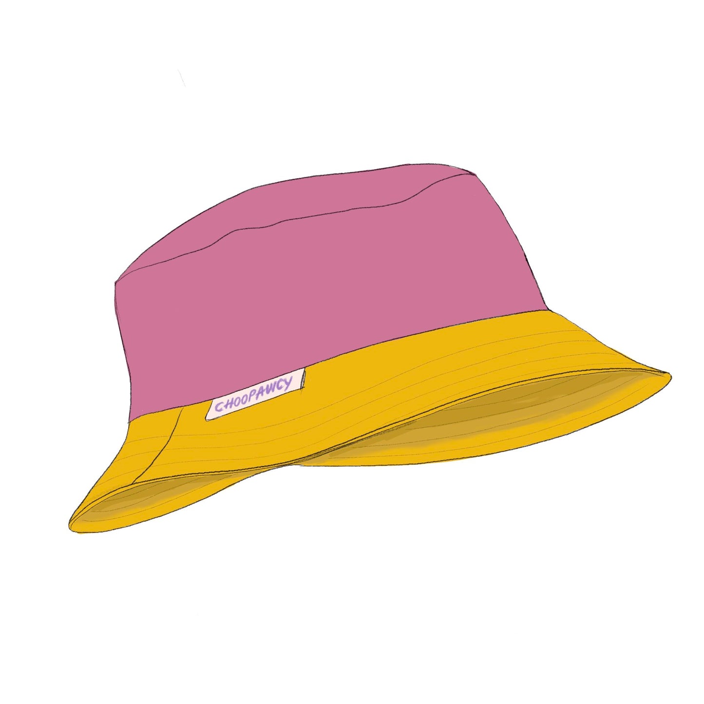 Human bucket hat