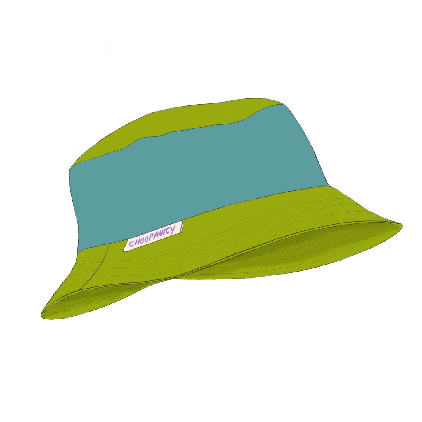 Human bucket hat