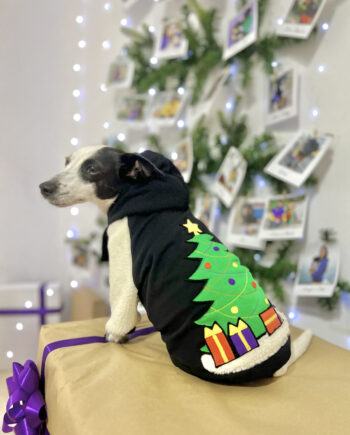 Jingle Tails doggo hoodie